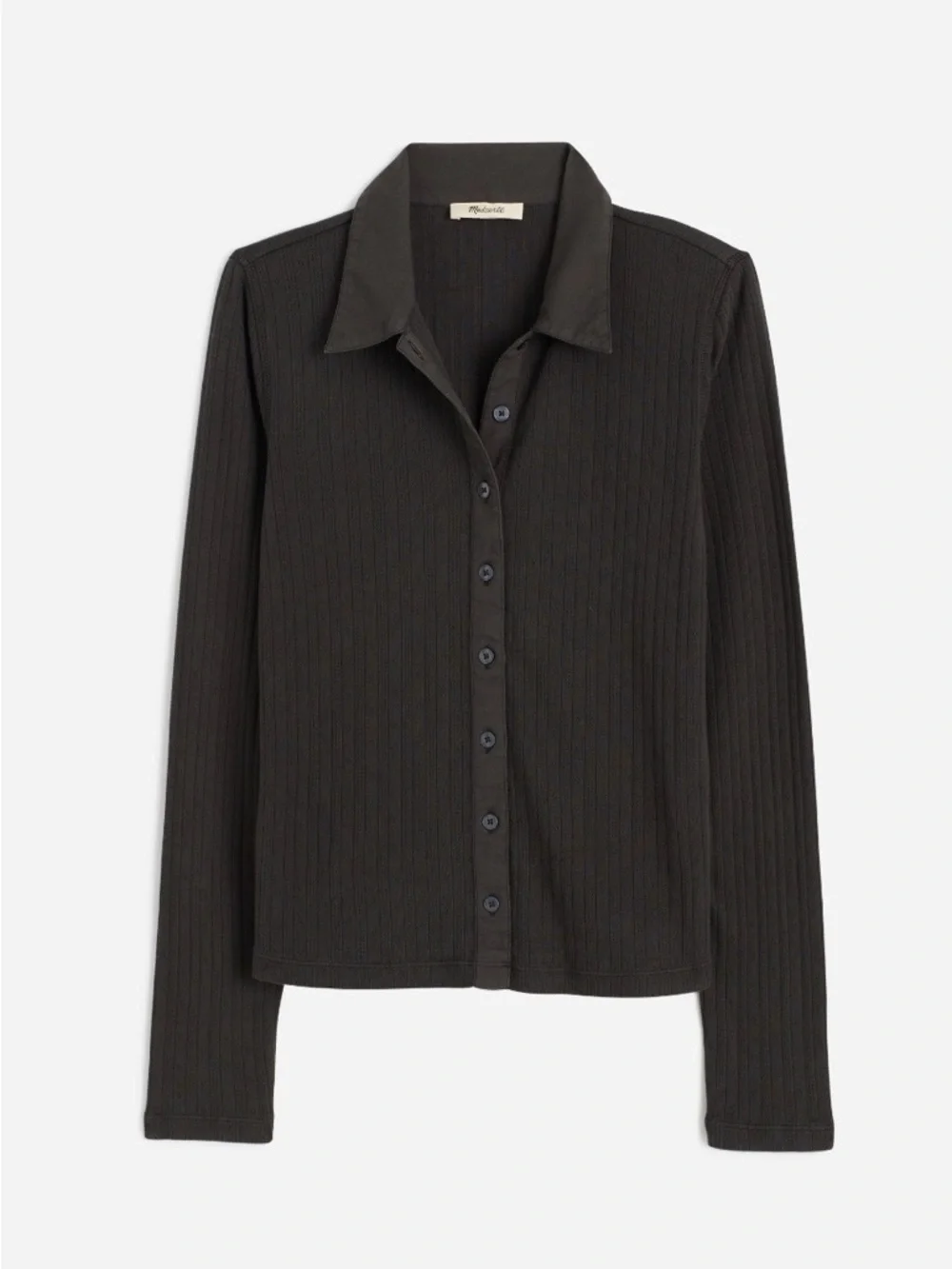 EUC Madewell Dark Grey Pointelle Cardiagn - Picture 3 of 6